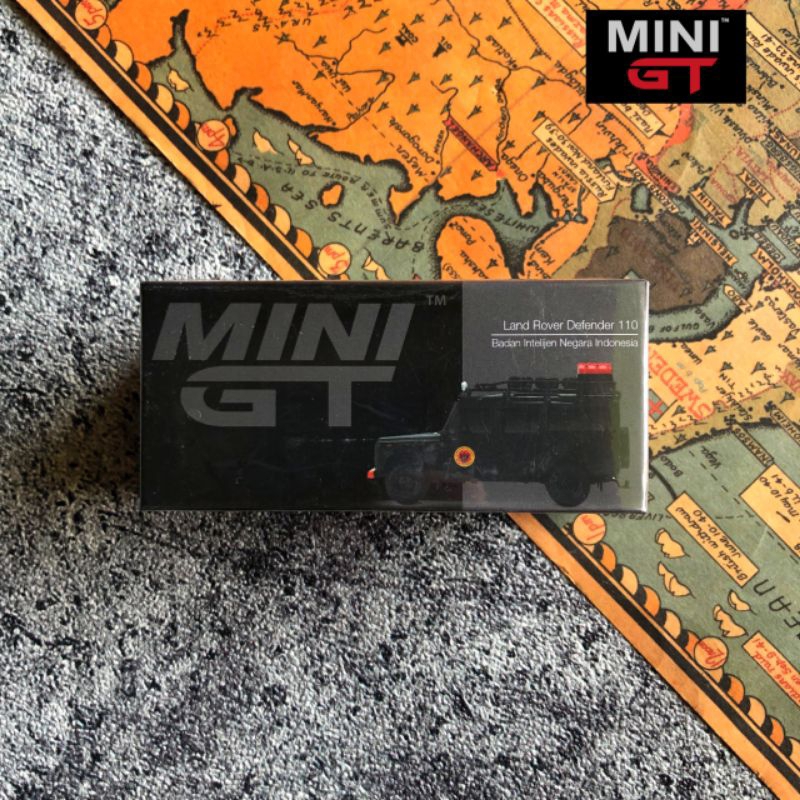 [ MGT00158-R ] MINI GT 158 | Land Rover Defender 110 Badan Intelijen Negara Indonesia - Mainan Mobil