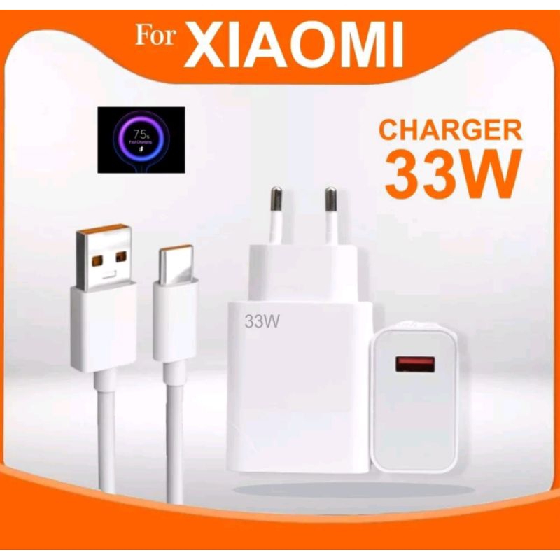 CHARGER XIAOMI 33 WATT & 67 WATT FAST CHARGING TYPE C & MICRO