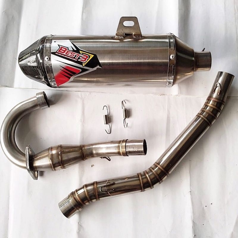 Knalpot Best3 CRF KLX WR New Silincer Original Best3