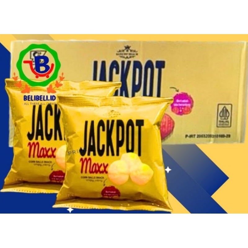 

Chiki viral JACKPOT MAXX berhadiah uang tunai 1 renceng (isi 10 pcs)