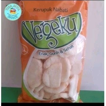 

kerupuk vegetarian/vegan bentuk oval vegeku