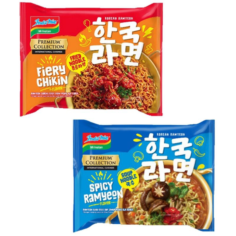 

Indomie Mi Instan korea baru Goreng Fiery Chikin spicy ramyeon