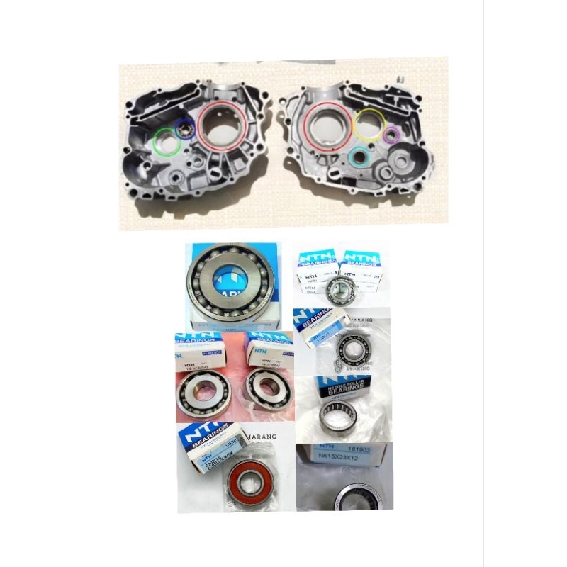 Paket bearing rasio SET 8PCH original NTN japan 100% Laher rasio mesin Tiger 2000 Tiger Revo