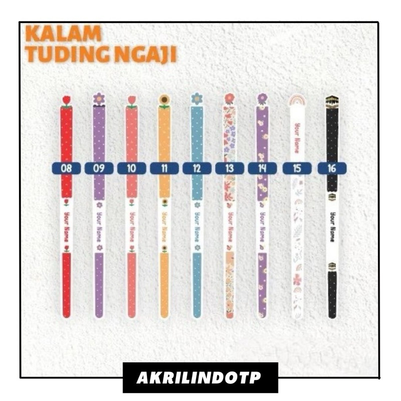 

Tuding Ngaji - Kalam Ngaji - Duding Ngaji Anak Akrilik Custom Nama Free Design