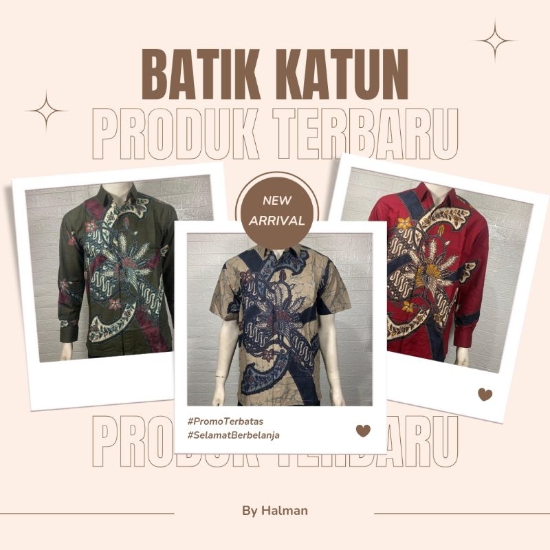 BATIK PRIA HALMAN KATUN PREMIUM 8390