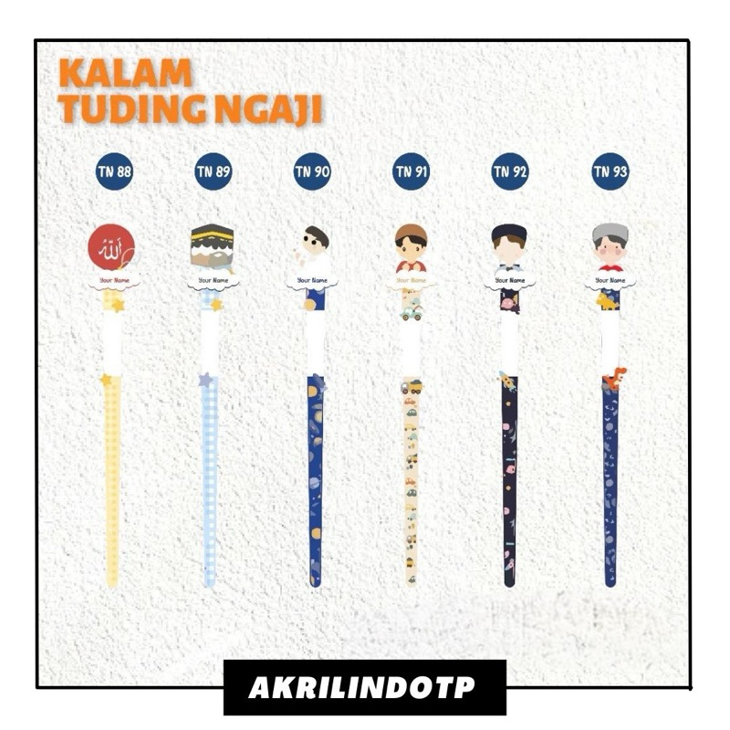 

Tuding Ngaji - Kalam Ngaji - Duding Ngaji Anak Akrilik Custom Nama Free Design