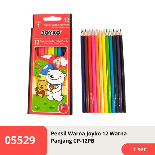 

PENSIL 12W PANJANG CP12PB JOYKO/ COLOUR PENSIL/ PENSIL WARNA CP12PB JOYKO/ PENSIL 12 WARNA JOYKO (R-1341)