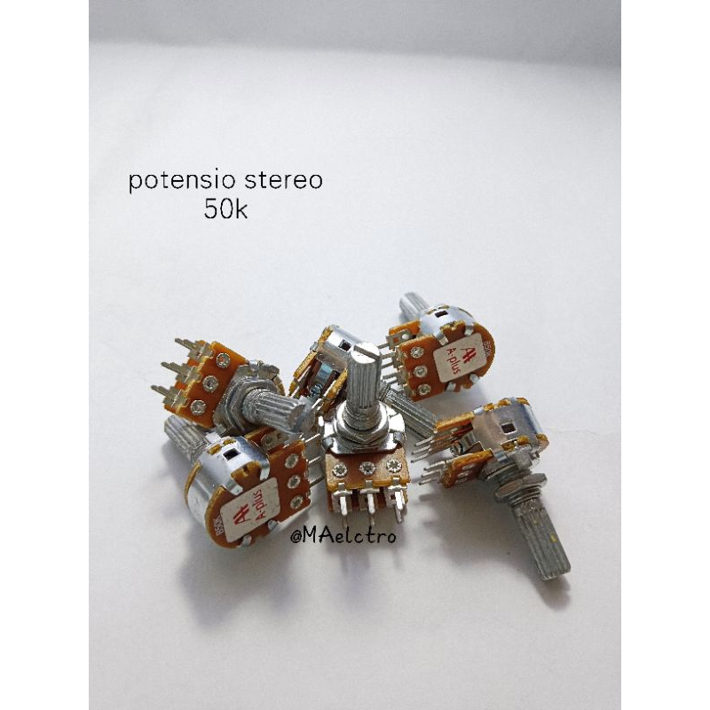 POTENSIO STEREO / MONO 50K - 100K A PLUS ORIGINAL