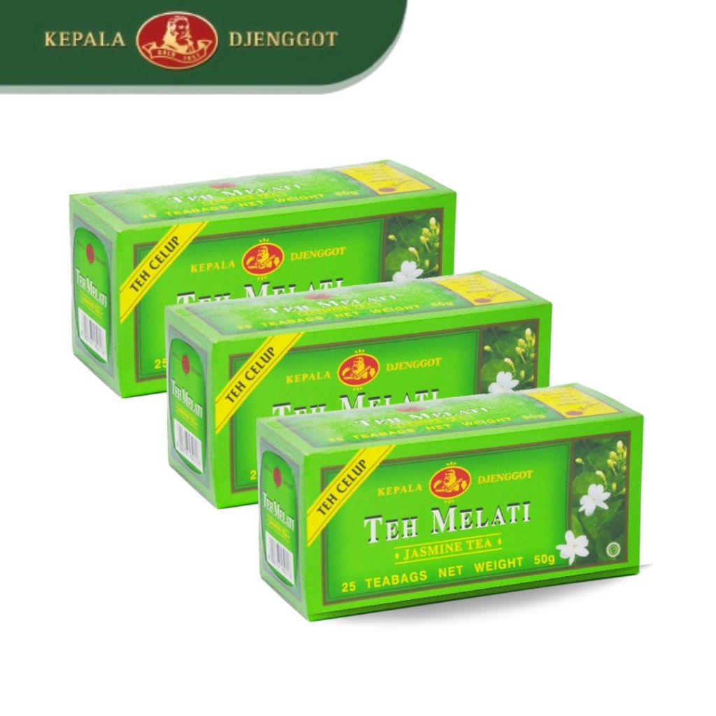 

Kepala Djenggot Teh Melati Celup 25's 50 gr x 3 pcs