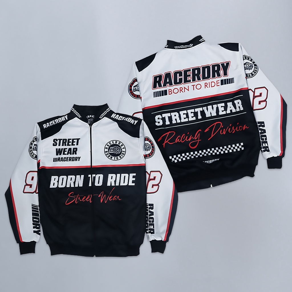 Nascar Jacket Racing Jaket Varsity Pria Wanita Original Racerdry Jaket Motor