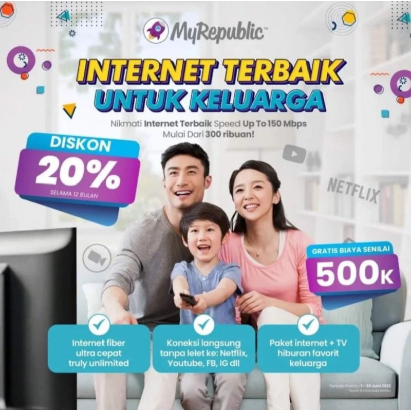 Wifi Internet MyRepublic Internet Terbaik