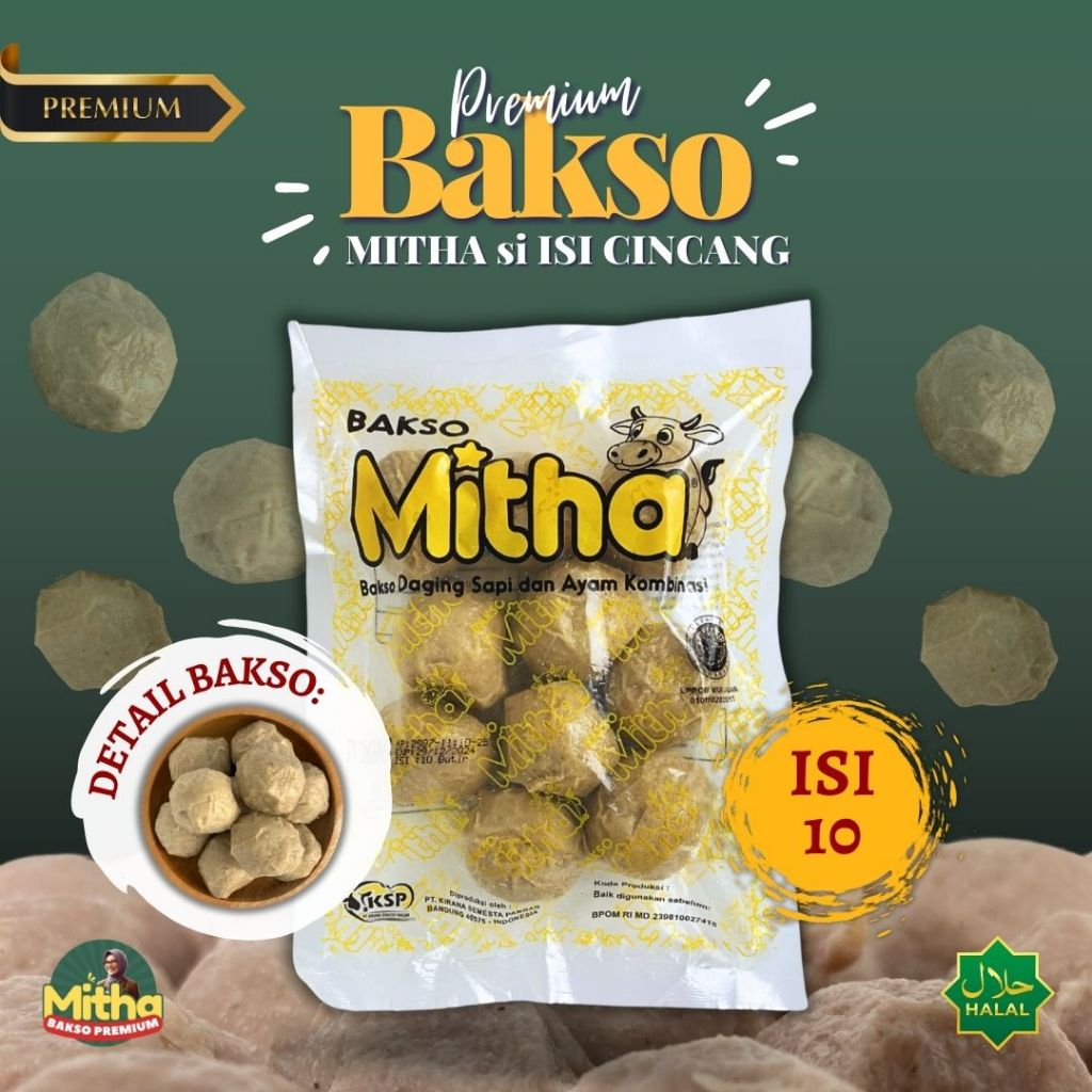 

Bakso Premium | Pabrik Bakso Mitha si Isi Cincang isi 10