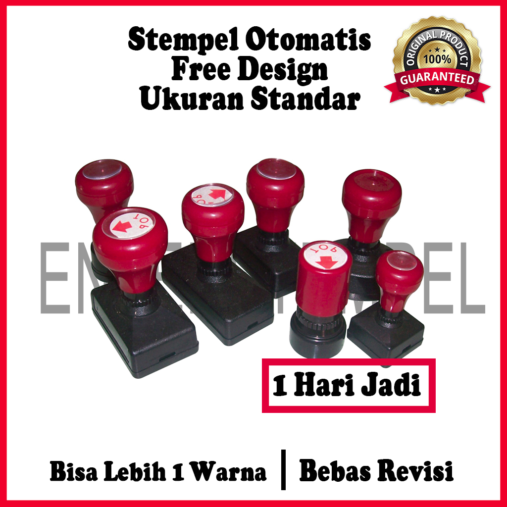 

Stempel Custom Otomatis - All Size - 1 Hari Jadi - Free Design