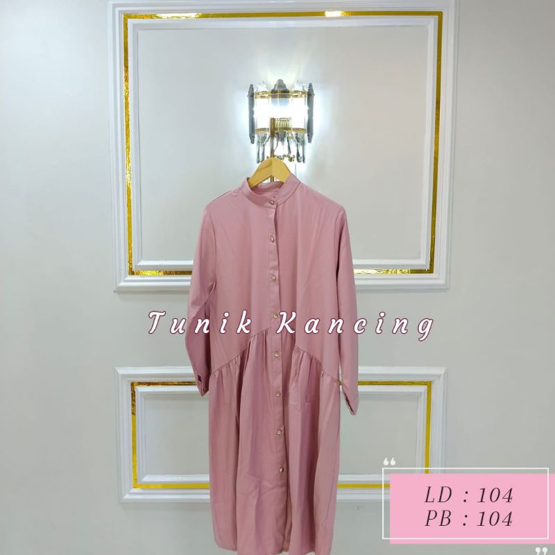 TUNIK KANCING / TUNIK JUMBO /TUNIK POLOS / TUNIK DEWASA /TUNIK PREMIUM