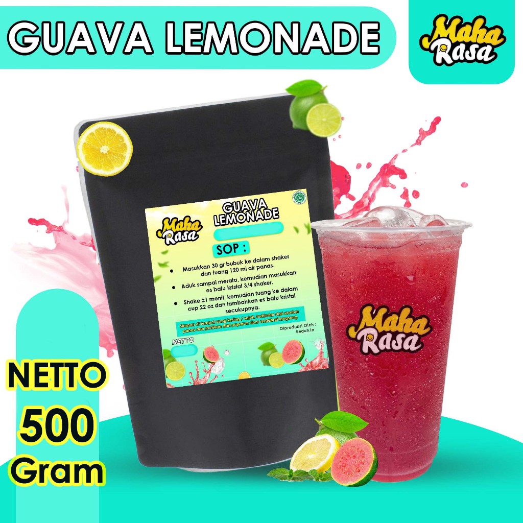 

[MAHA RASA] BUTTERFLY LEMONADE - BUBUK MINUMAN KEKINIAN INSTAN PREMIUM 500 Gram