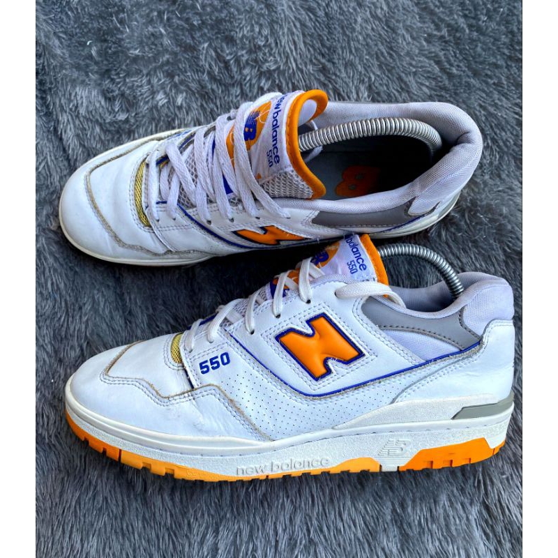 Sepatu New Balance NB 550 Lakers Pack Vibrant Orange (BB550WTO) Original