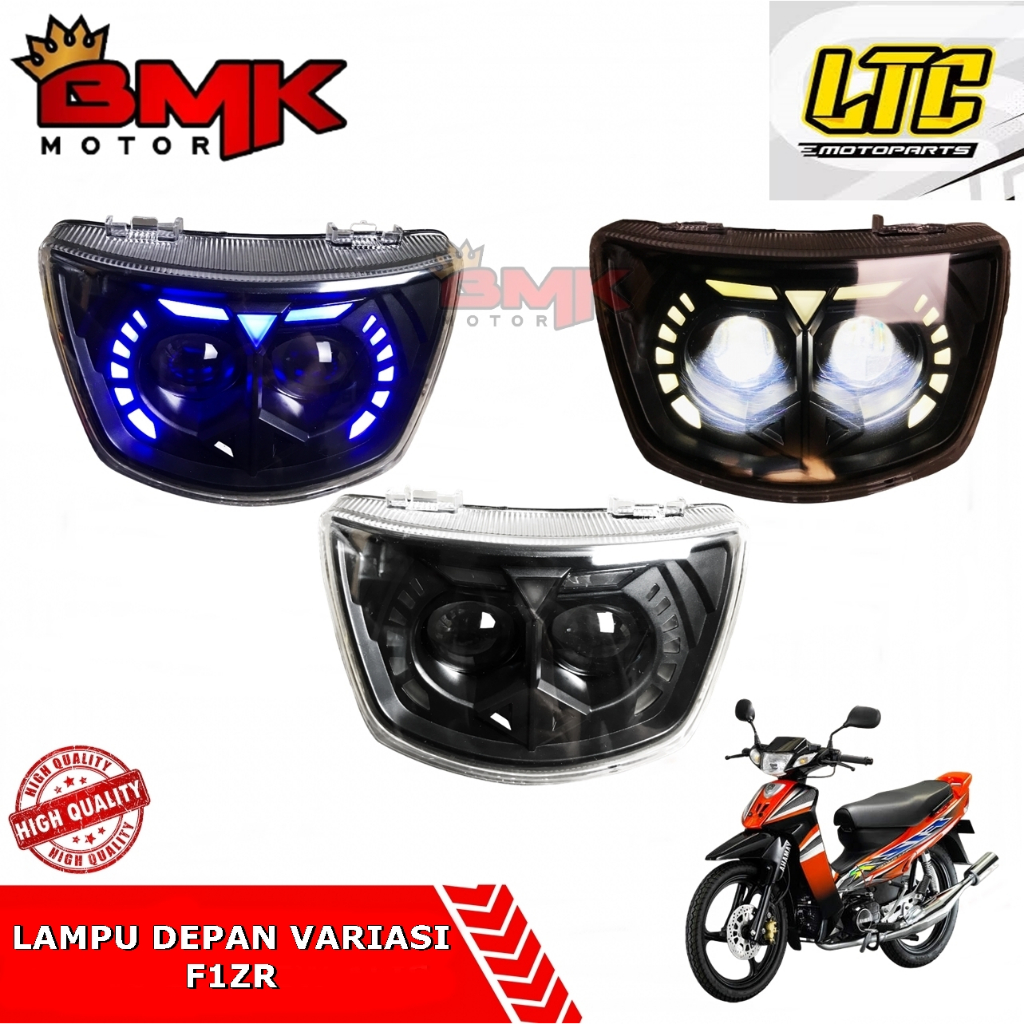 Ltc Lampu Depan Variasi Running F1zr Vega R 2004 2005 5619 Headlamp Projie Lamp