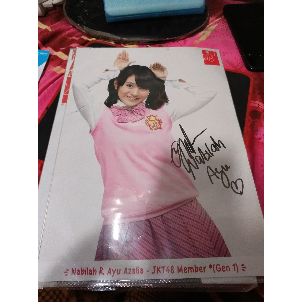 [HOT ITEM] Poster Nabilah JKT48 Gen 1 - TTD Basah REAL