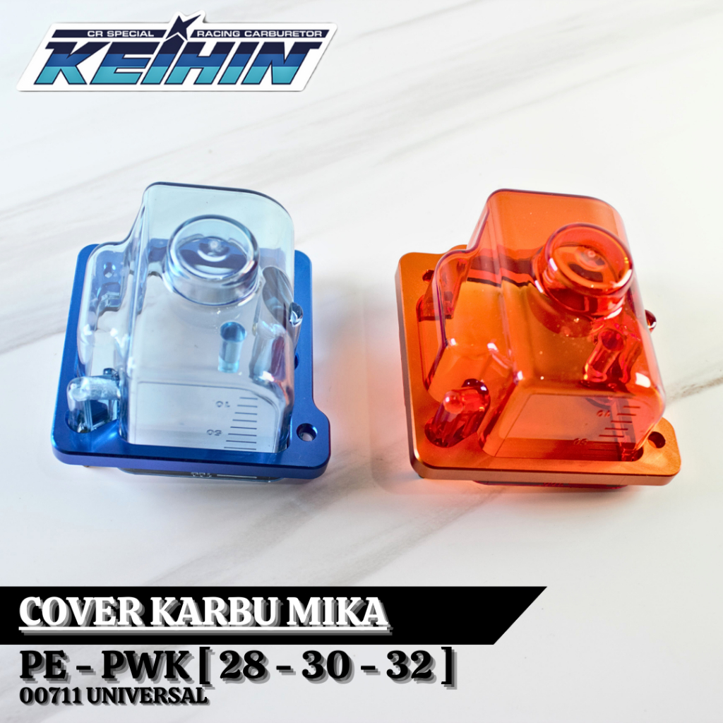 Mangkok Tutup Mika Karbu Keihin Karburator Transparan PE & PWK 28 30 32 Ksr Ninja 150 Keihin Sudco C