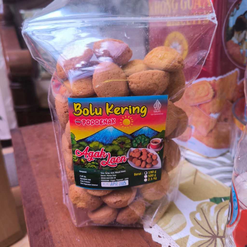 

KUE BOLU KERING PODO ENAK ORIGINAL KEMASAN 190GR ISI 44PCS