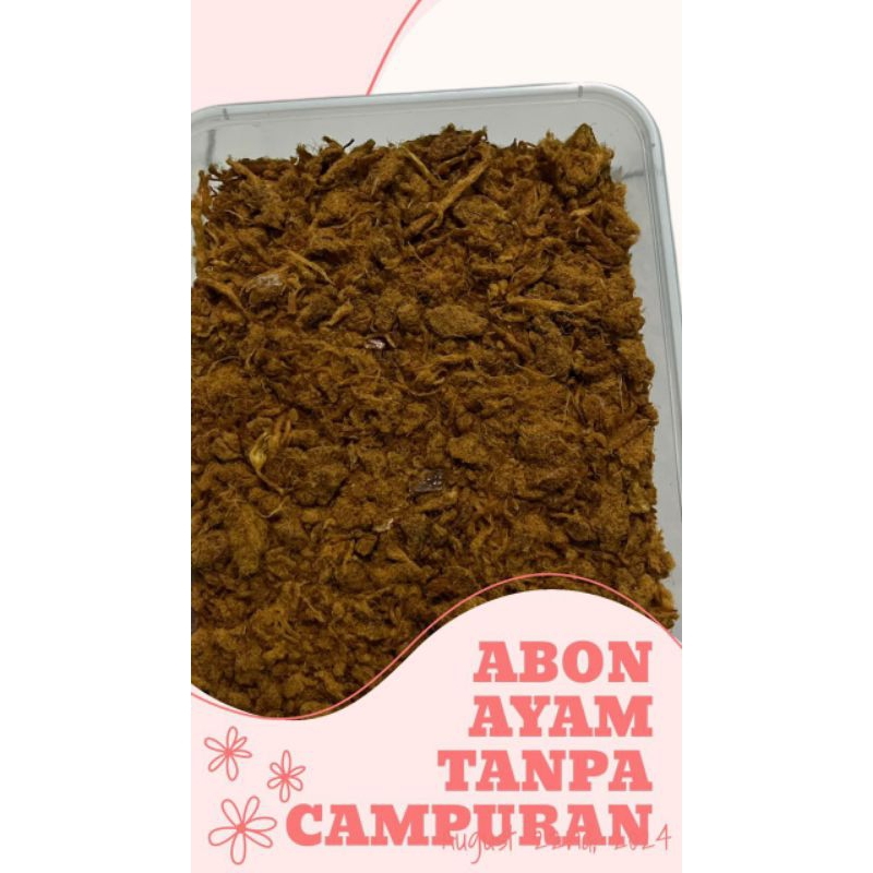 

Abon ayam asli kualitas premium tanpa campuran