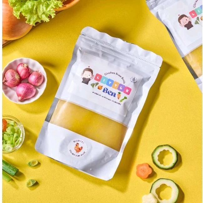 

Little Ben - Chicken Bone Broth High Fat - Kaldu Tulang Ayam Kampung Tinggi Lemak 350ml