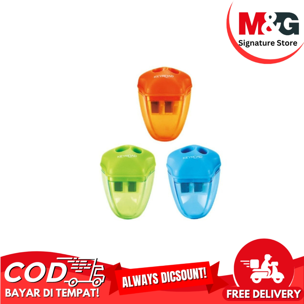 

Rautan Serutan 2 Lubang M&G Starfish Double Holes Sharp Sharpener #APSN1273 - 3 Warna Cute - Satuan