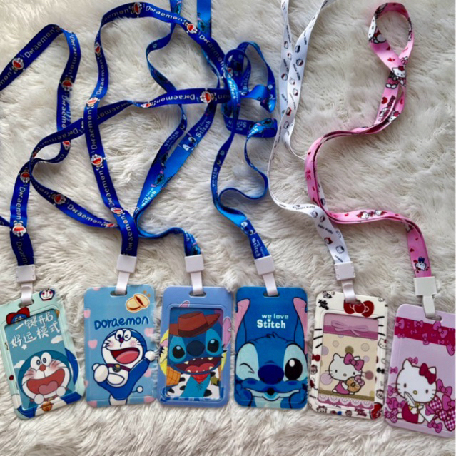 

Id Card Tempat Kartu Nama Lucu Bergambar Gantungan Tali Kartu Nama Id Card Holder Strap Lanyard Premium