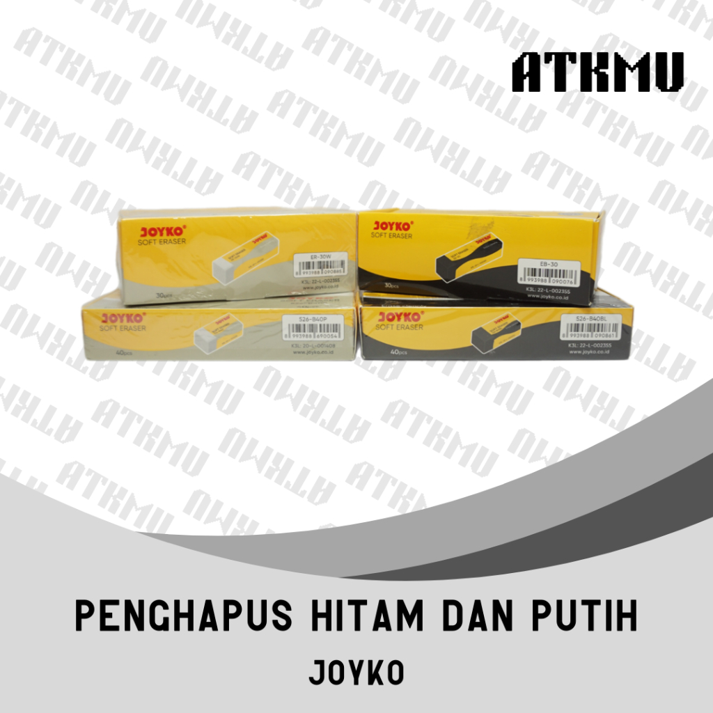 

Penghapus Pensil/Soft Eraser JOYKO (PCS)
