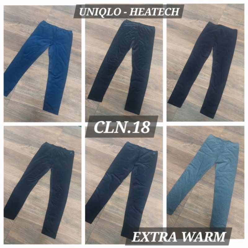 CLN.18 CELANA UNIQLO HEATTECH EXTRA WARM ANAK size 130 140