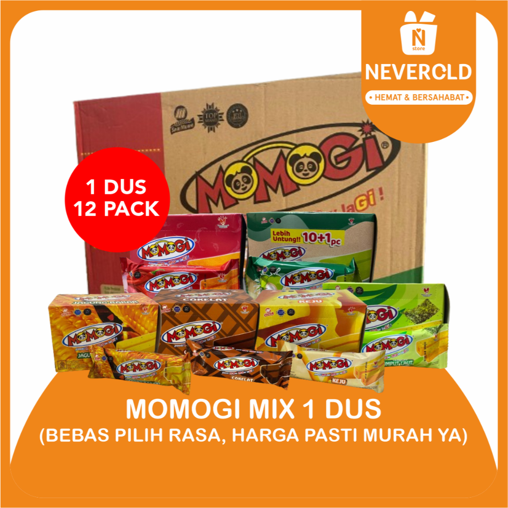 

MOMOGI 1 DUS ISI 12 PACK BISA CAMPUR
