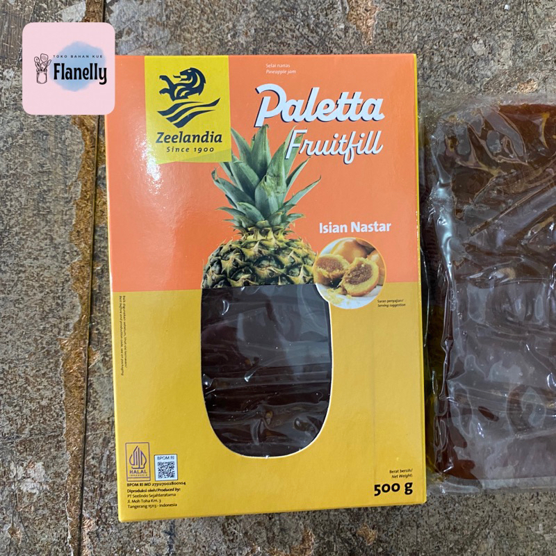 

Zeelandia Paletta Selai Nenas berserat Isian Nastar 500gr