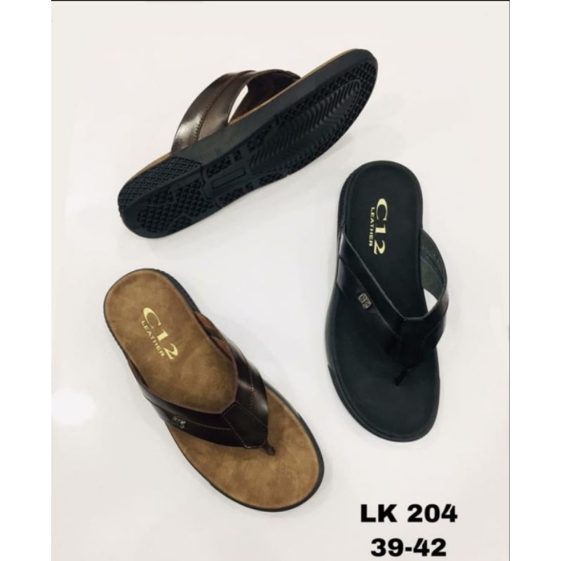 SANDAL KULIT PRIA C12 LK 204 39-42