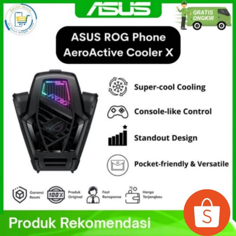 Asus aeroactive cooler x RESMI Aero Active Cooler x Rog Phone 8 dan 9 series