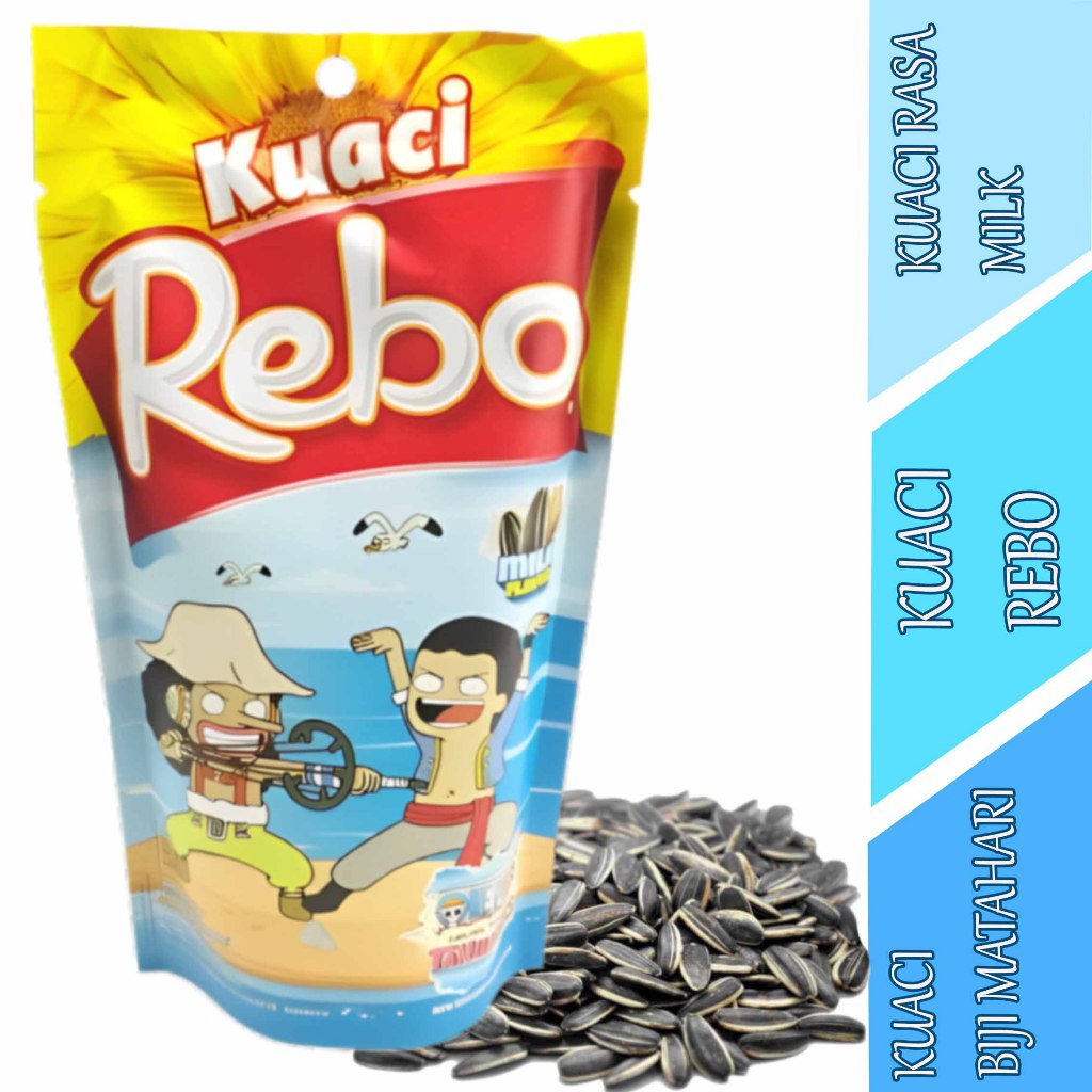 

Kuaci Rasa Milk - Kuaci Rebo - Kuaci Biji Matahari - 140gr