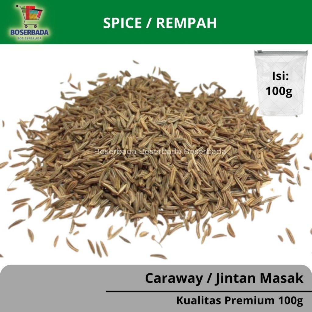 

100g Caraway Seed / Jintan Masak / Biji Jinten Karaway