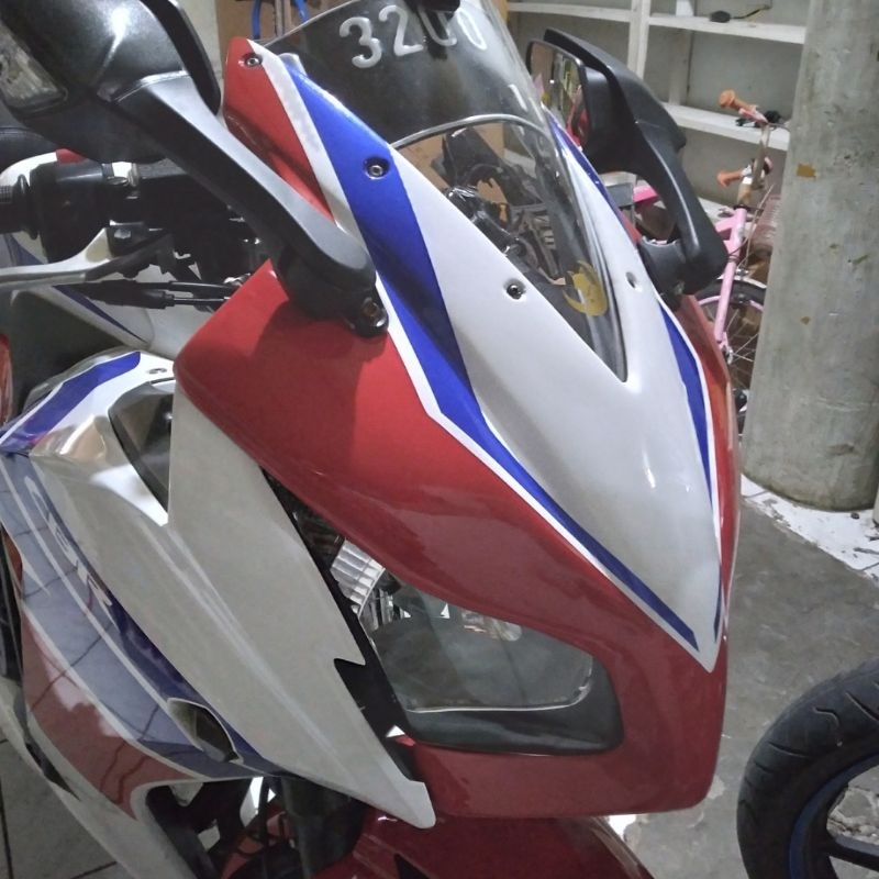 FAIRING DEPAN KEDOK DEPAN KACA DEPAN WINDSHIELD CUSTOM CBR LOKAL 150 K45 K45A CBR 250 K33 CBR tahun 