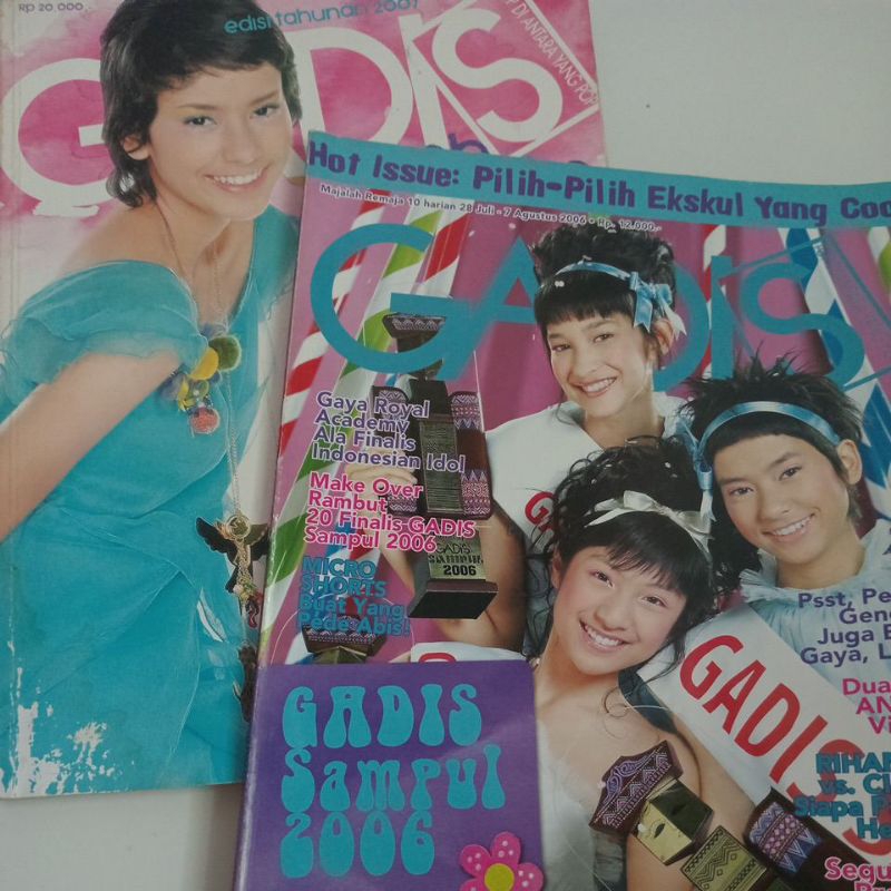 Majalah Gadis Tahun 2006 Cover Kemenangan & Tahunan Ninis