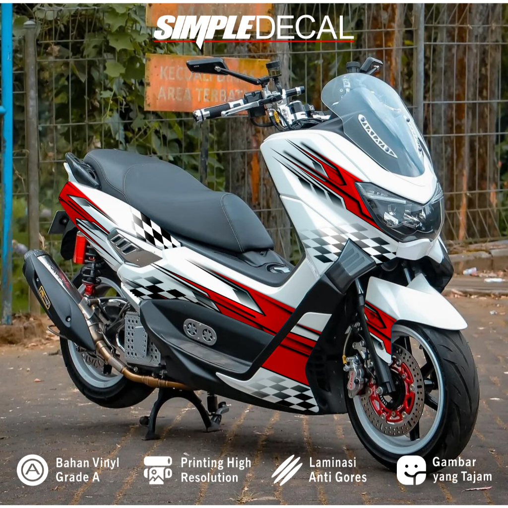 stiker decal nmax old fullbody decal stiker striping nmax Airbrush terbaru termurah