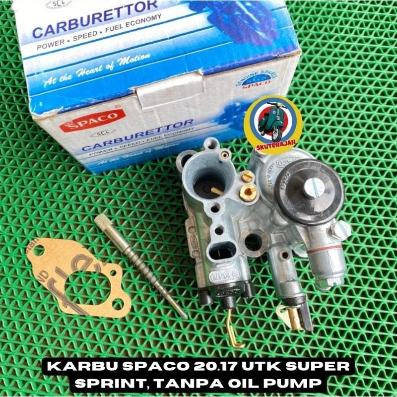 Karburator Spaco 20.17 utk Super Sprint, tanpa oil pump