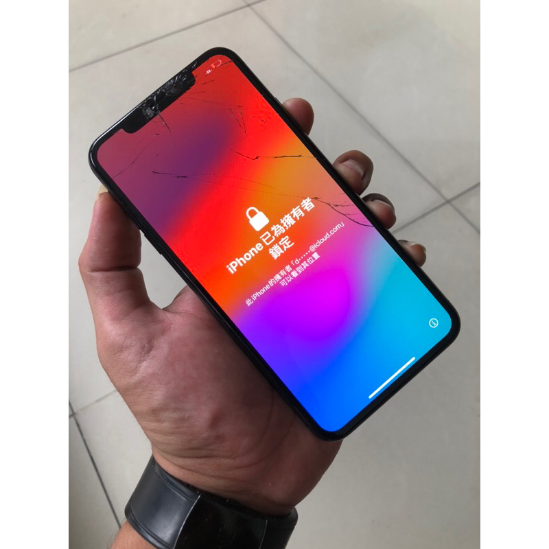 iphone Xs Max 256GB space grey icloud