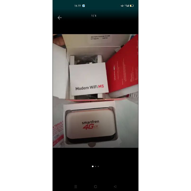 Modem wifi m5 smartfren 4G LTE