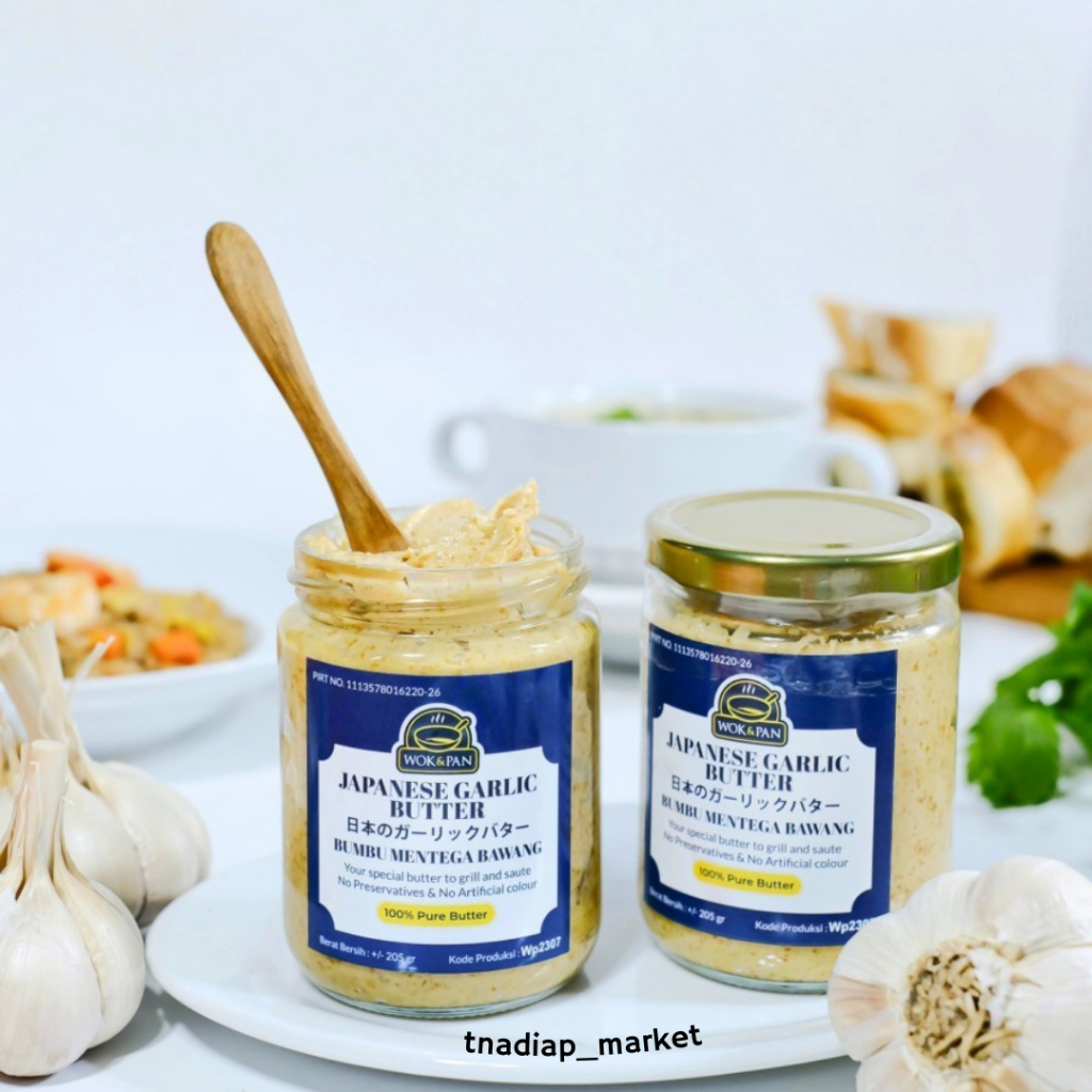 

Wok & Pan Japanese Garlic Butter buat memasak BPOM - Garlic Butter Premium