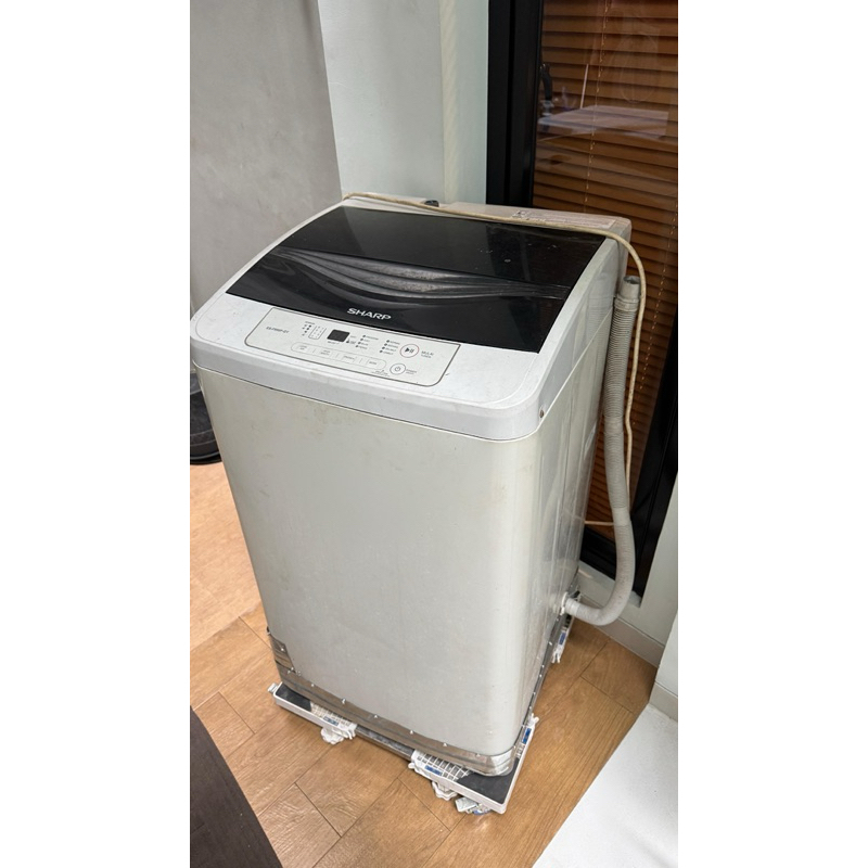 Jual mesin cuci bekas 1 tabung top loading sharp ES-F950P-GY