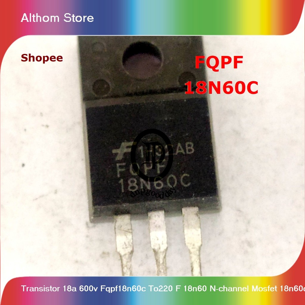 transistor 18a 600v fqpf18n60c to220 f 18n60 n-channel mosfet 18n60c gds