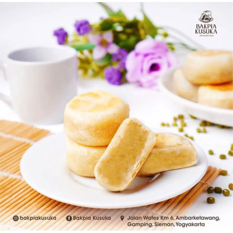 

Bakpia Kusuka Kacang Hijau ( Vacum )