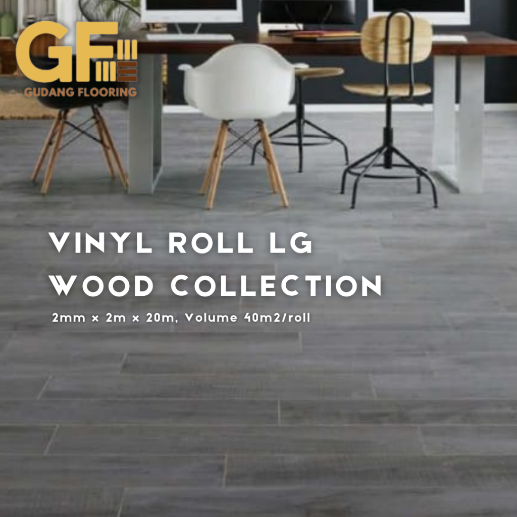 Vinyl roll LG WOOD COLLECTION 2mm / vinyl karpet rumah sakit