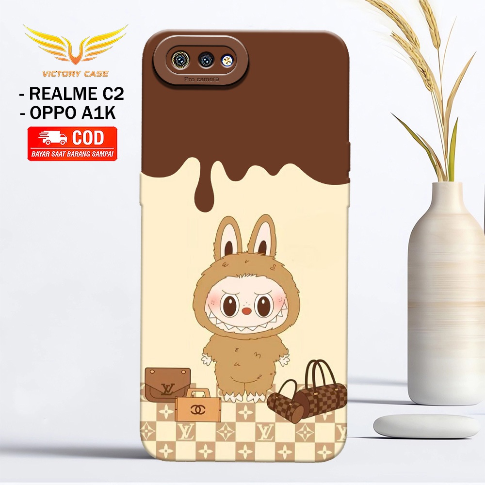 New Labubu Case - Softcase Oppo A1K / Realme C2 - Terbaru - Case Hp Oppo A1K / Realme C2 - Casing Op
