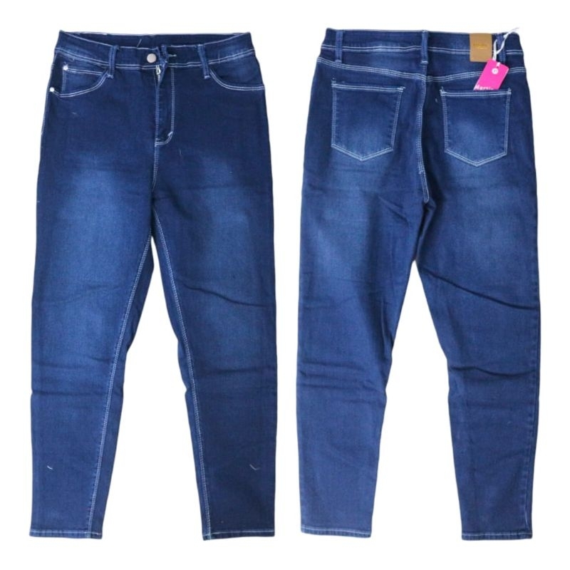 ASTRINA | MARTIN | CELANA JEANS PANJANG WANITA | STRETCH | SLIMFIT/PENSIL | BIRU | PREMIUM |
