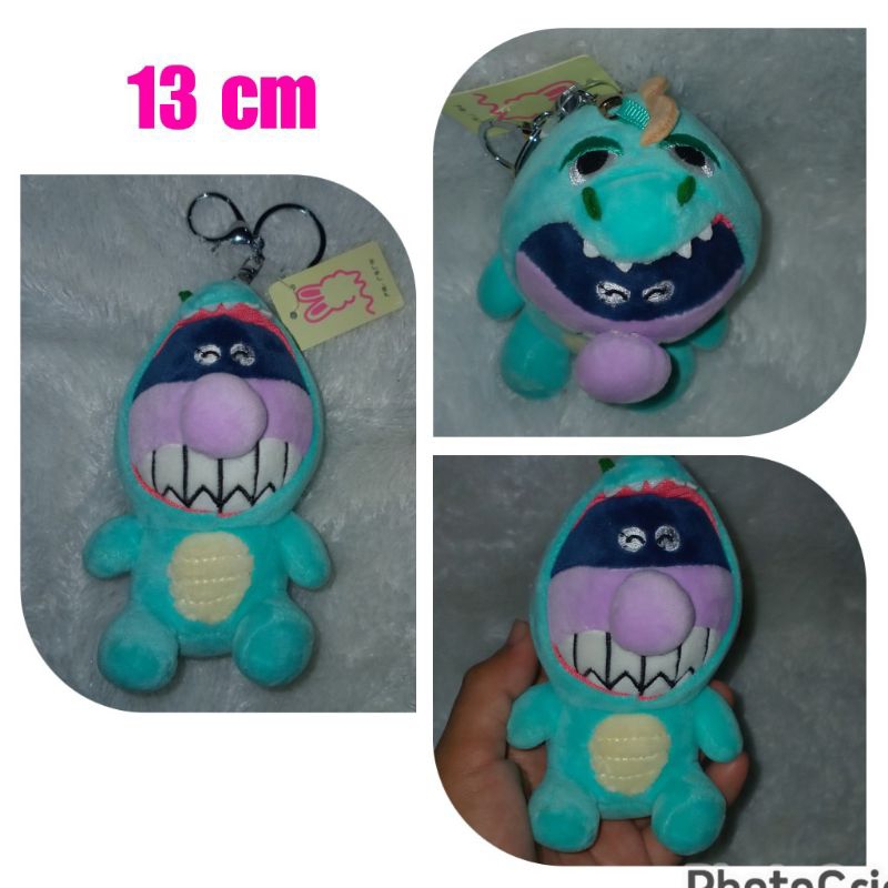 boneka ganci baikinman kostum dino musuh anpanman plush doll